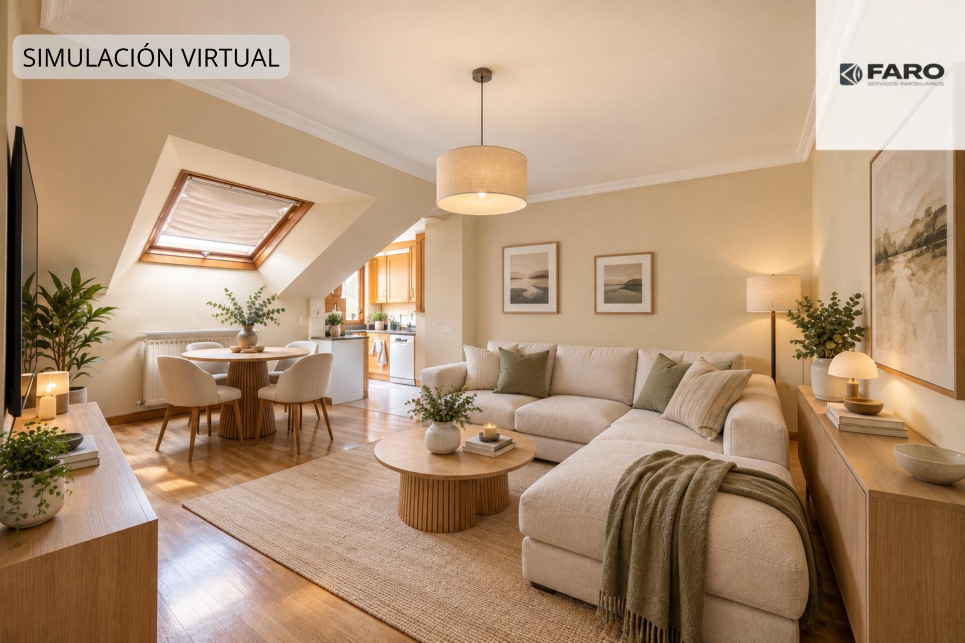 Ático de 2 habitaciones con garaje y trastero en el centro de Villaviciosa (Ref 00128) - Imagen 3